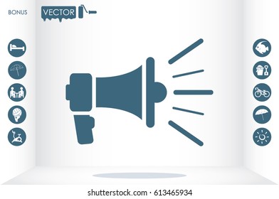 Speaker vector icon