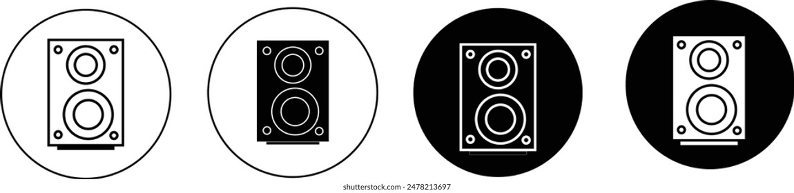 speaker vector icon, audio speaker icon