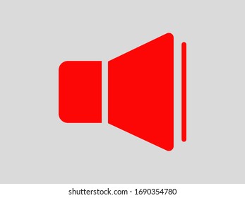 speaker vector icon of audio or music volume,loudspeaker.