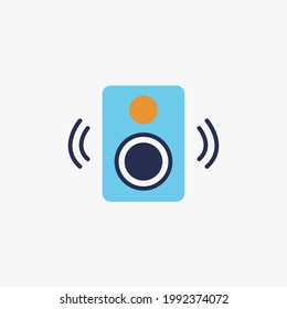 icono del vector del altavoz sonido audio