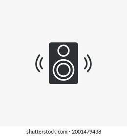 icono del vector del altavoz sonido audio