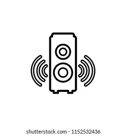 	
Speaker vector icon, audio speaker icon templates