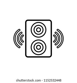 	
Speaker vector icon, audio speaker icon templates