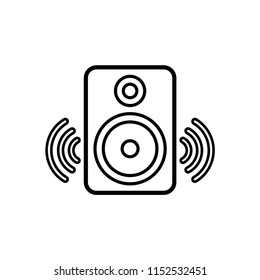 	
Speaker vector icon, audio speaker icon templates