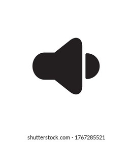 speaker vector icon, audio speaker icon in trendy flat design, sound icon