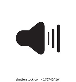 icono del vector del altavoz, icono del altavoz de audio en diseño plano de moda, icono de sonido