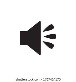 speaker vector icon, audio speaker icon in trendy flat design, sound icon