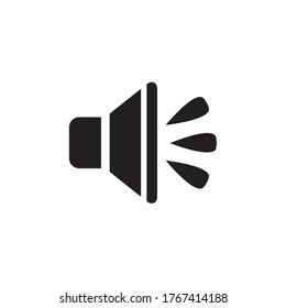 icono del vector del altavoz, icono del altavoz de audio en diseño plano de moda, icono de sonido