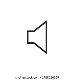 speaker vector icon, audio speaker icon in trendy flat design, sound icon
