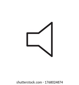 speaker vector icon, audio speaker icon in trendy flat design, sound icon