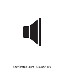 speaker vector icon, audio speaker icon in trendy flat design, sound icon