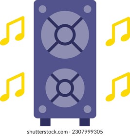 Icono vector del altavoz. Se puede usar para imprimir, móviles y aplicaciones web.