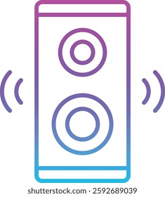 Speaker vector icon. Can be used for printing, mobile and web applications.