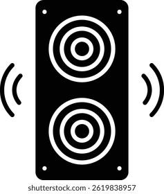 Speaker vector icon. Can be used for printing, mobile and web applications.