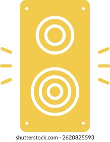 Ícone de vetor de alto-falante. Pode ser usado para impressão, aplicativos móveis e da Web.
