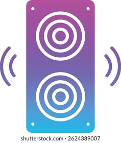 Speaker vector icon. Can be used for printing, mobile and web applications.