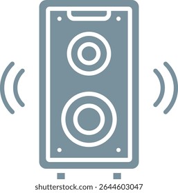 Icono de Vector del altavoz. Se puede utilizar para aplicaciones de impresión, móviles y de Web.
