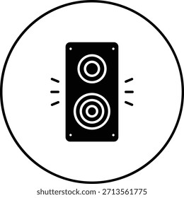 Icono de Vector del altavoz. Se puede utilizar para aplicaciones de impresión, móviles y de Web.