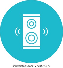 Icono de Vector del altavoz. Se puede utilizar para aplicaciones de impresión, móviles y de Web.