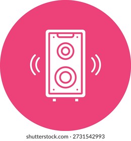Icono de Vector del altavoz. Se puede utilizar para aplicaciones de impresión, móviles y de Web.