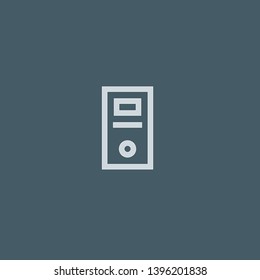 Speaker vector icon. Speaker concept stroke symbol design. Thin graphic elements vector illustration, outline pattern for your web site design, logo, UI. EPS 10.