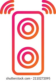 Speaker Vector Icon Design Illustration
