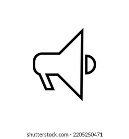 Speaker vector icon flatt design