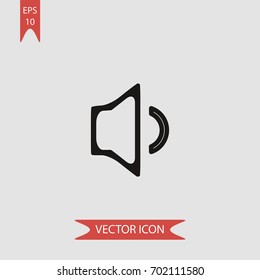 Speaker vector icon illustration symbol