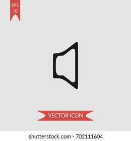Speaker vector icon illustration symbol