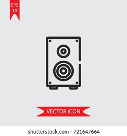 Speaker vector icon, illustration symbol