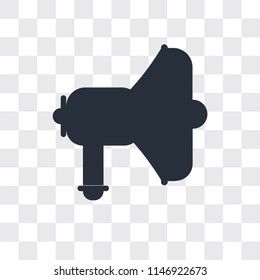 Speaker vector icon isolated on transparent background, Speaker logo concept