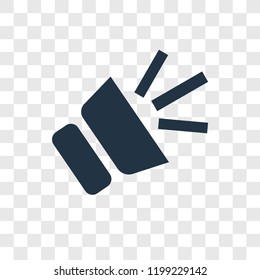 Speaker vector icon isolated on transparent background, Speaker transparency logo concept