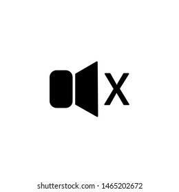 Speaker vector icon isolated on white background. symbol for web site Computer and mobile vector
