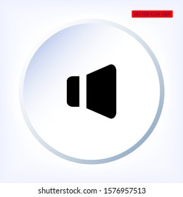 Speaker vector icon , lorem ipsum Flat design