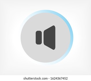 Speaker vector icon , lorem ipsum Flat design
