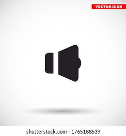 Icono vector del altavoz, lorem ipsum Diseño plano