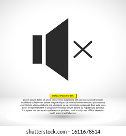 Speaker vector icon. Mail Icon Symbols vector icon. symbol for web site Computer vector icon and mobile vector.