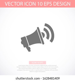 Speaker vector icon. Mail Icon Symbols vector icon. symbol for web site Computer vector icon and mobile vector.