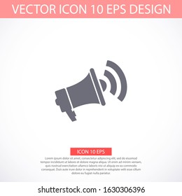 Speaker vector icon. Mail Icon Symbols vector icon. symbol for web site Computer vector icon and mobile vector.
