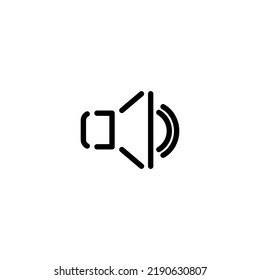 Speaker vector icon. Mail Icon Symbols vector. symbol for web site Computer and mobile vector.