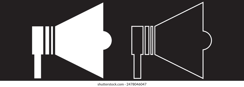Speaker vector icon. Mail Icon Symbols vector. symbol for web site Computer and mobile vector.