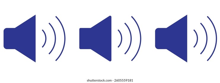 Speaker vector icon. Mail Icon Symbols vector.  sound volume icon vector illustration for web site Computer and mobile vector.