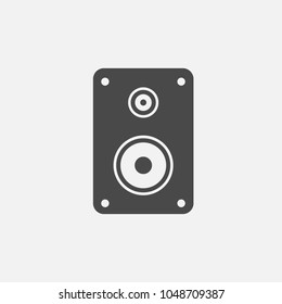 speaker vector icon for music loud speaker bass 