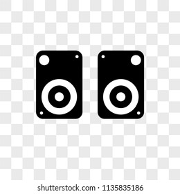 Speaker vector icon on transparent background, Speaker icon