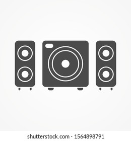 Speaker vector icon sign symbol