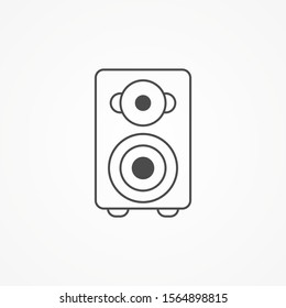 Speaker vector icon sign symbol