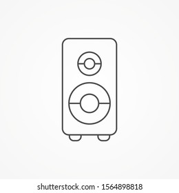 Speaker vector icon sign symbol
