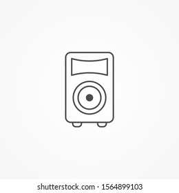 Speaker vector icon sign symbol