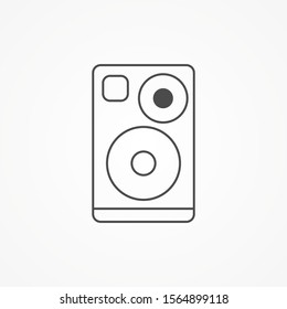 Speaker vector icon sign symbol