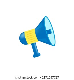 Speaker vector icon sing for loud news, notice, notify, advertising, promotion concept. Megaphone, loudspeaker, mouthpiece symbol illustration. Marketing time concept.